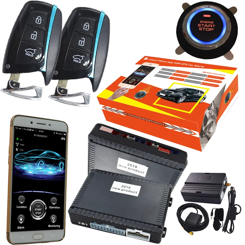 Cardot 4g gps gsm старт остановить двигатель Система бесключевого доступа сбд дистанционного стартера умная Автомобильная сигнализация