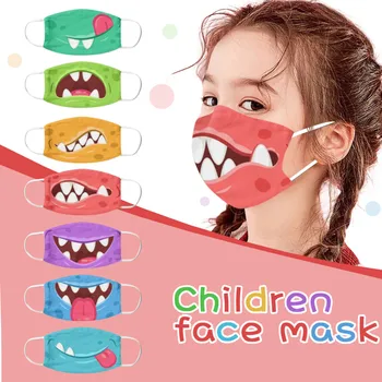 

1PC Children Protection Printed Mask For Anti-Dust Outdoors Sports Mouth Cover Reusable Cloth Masks Filter Cute Cotton Mask #YL5
