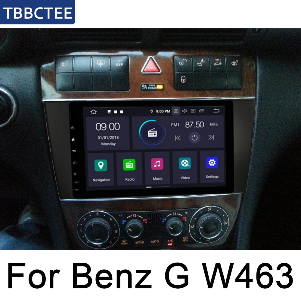 Автомобильный мультимедийный плеер для Mercedes Benz G Class W463 2001 ~ 2008 NTG Android WIFI GPS