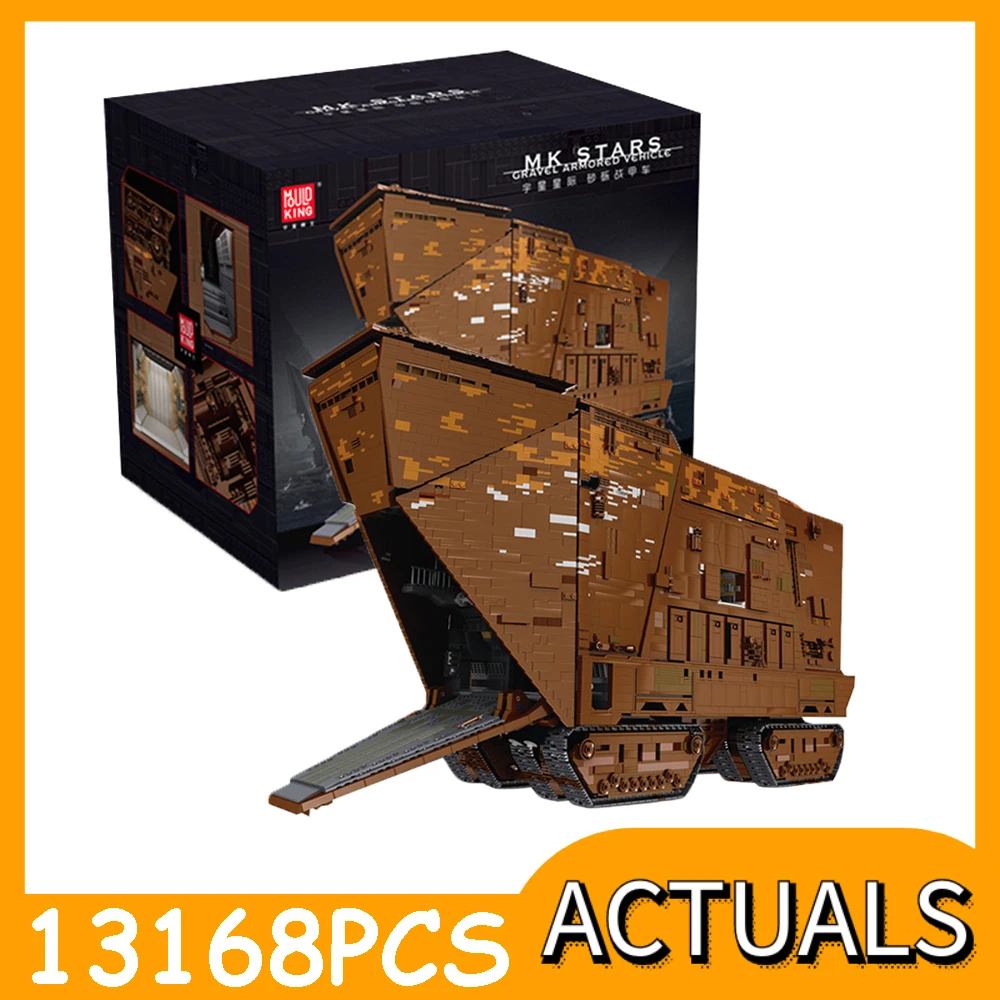 

Mould King MOC 13289 Star Toy Wars The Cavegod UCS Sandcrawler Destroyer Model Building Blocks Bricks Toys Kids Christmas Gifts