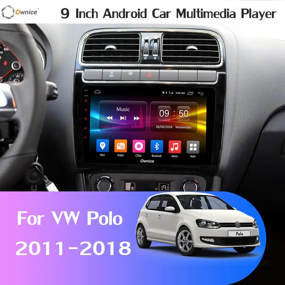 Sale 360° 4×AHD Camera 4G LTE WiFi Android 9.0 8Core 4GB+64GB DSP SPDIF CarPlay Car Multimedia Player for VW Polo 2011-2018 GPS Radio 1