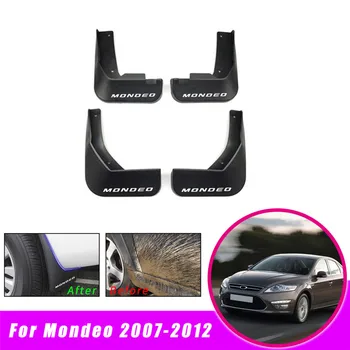 

4Pcs Car Front Rear Mudflaps Mudguards Fender Flares Splash Guards Mud Flaps for Ford Mondeo 2007-2012