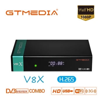 

Receptor Gtmedia V8X HD 1080P DVB-S2/S2X Built Wifi update from V8 NOVA Satellite Receiver Box Upgrade From V8 NOVA Decoder
