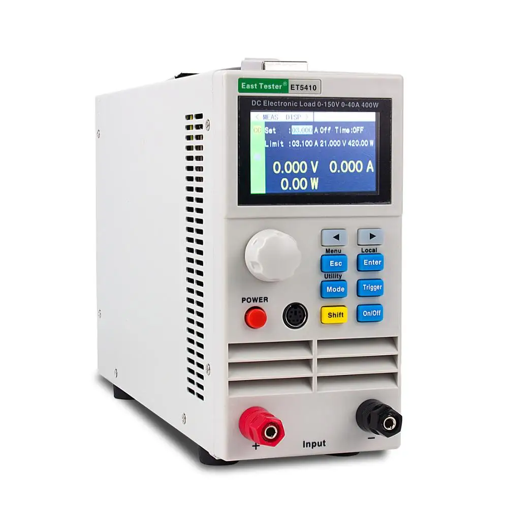 US $120.96 ET5410 400W Electrical Load Professional Programmable DC Load Digital Control Electronic Battery Tester Load Meter 150V 40A