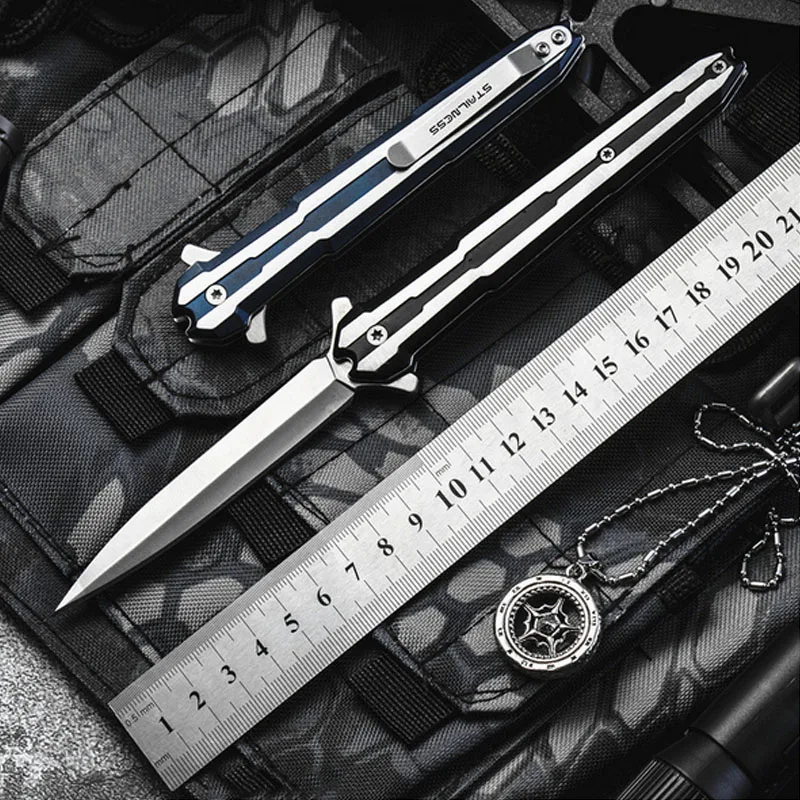

Outdoor hunting Knife folding knife camping tactical knives 9CR18MOV high hardness sharp army knife home daily fruit knife