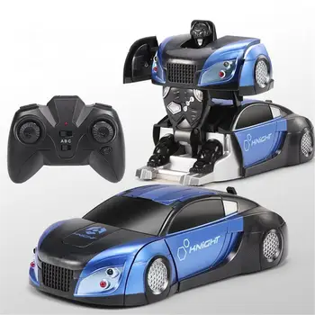 

Remote control car One-click deformation Robot 360° Rotate Drift With light Climb Wall RC Car Dual mode Remote control car toys