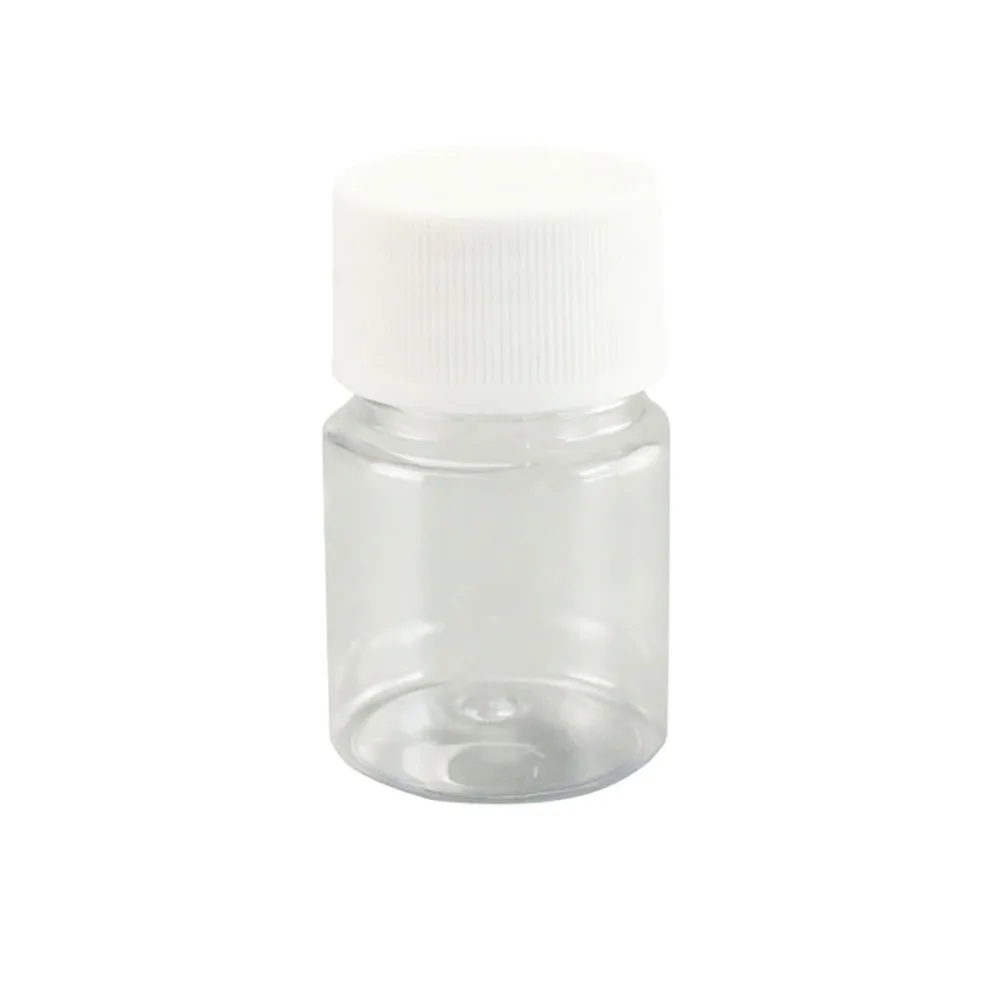 Laboratory Solid Reagent Bottle Portable PET Chemical Reagent Bottles Experiment Supplies Vial 15ml-80ml