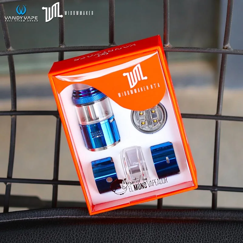 Оригинальный атомайзер Vandy Vape Widowmaker RTA 6 мл 25 мм двойная катушка настраиваемый