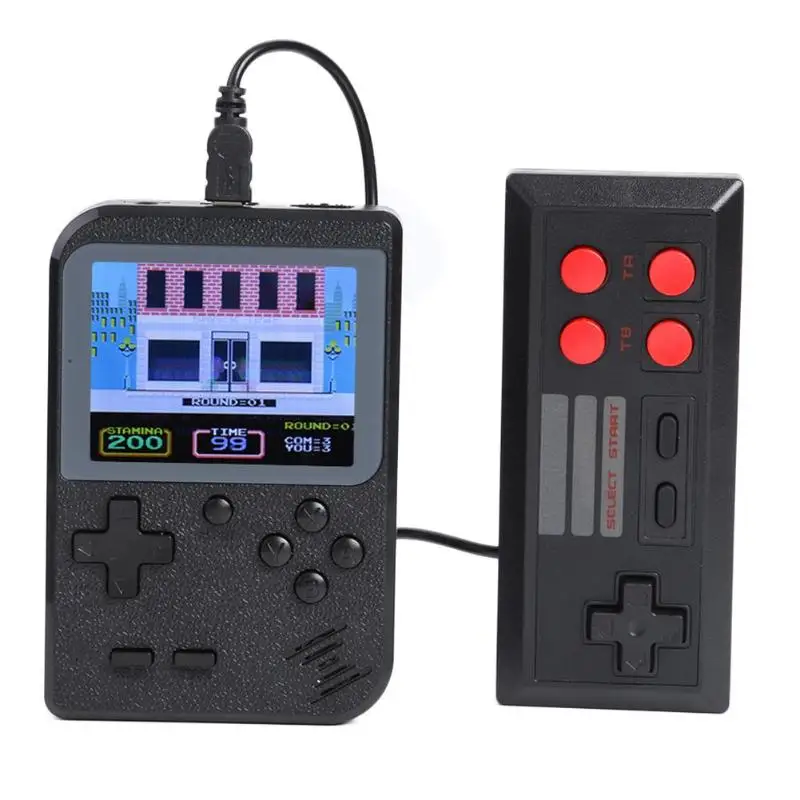 GC26 Mini Video Game Console Built-in 500 Games Retro Console for 1 2 Players 3inch Handheld Game Player with Gamepad AV Out