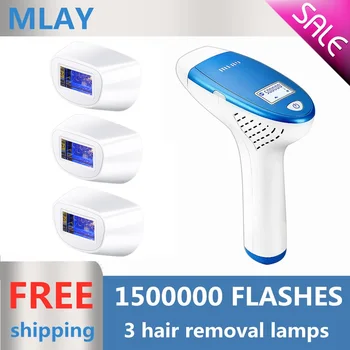 

500000 Flashes Professional Permanent Laser Epilator LCD Display Laser IPL Hair Removal Machine Photoepilator Painless Depilador