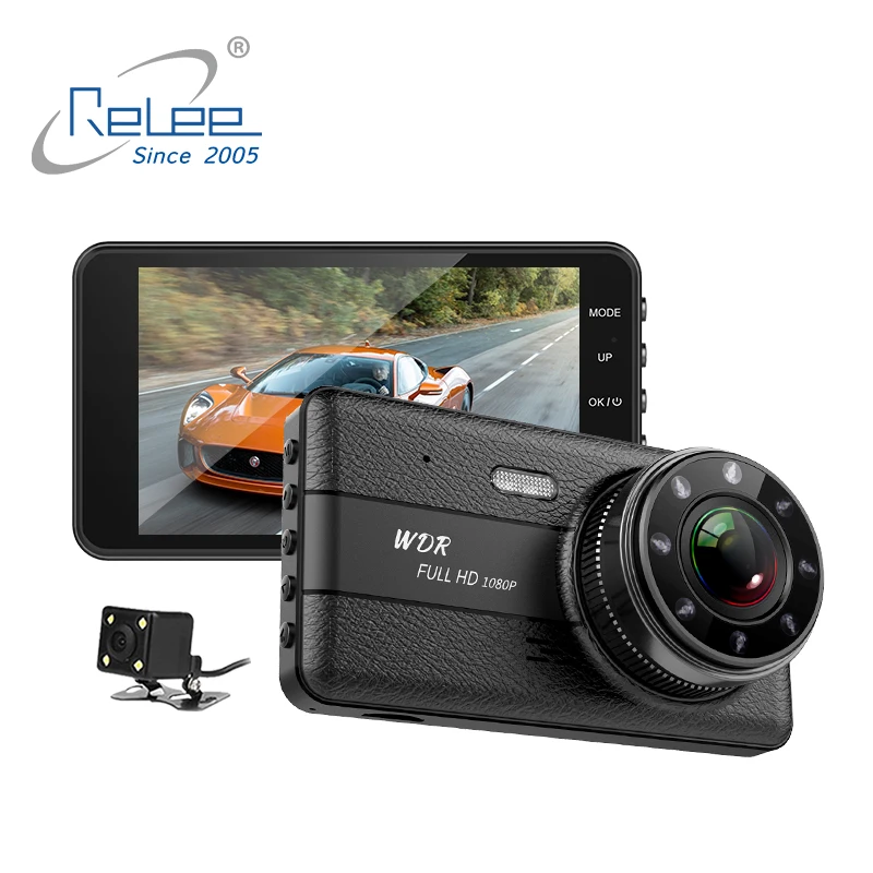 

2019 New Dash camera dvr driving dual cameras dash cam video recorder
