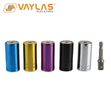 3/" Набор торцевых головок с квадратным приводом, универсальный динамометрический ключ, набор головок для электросверла