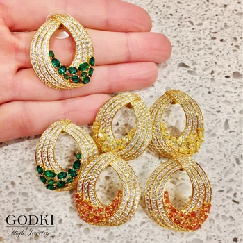 

GODKI New Korean Style Cute Waterdrop Stud Earrings For Women 2020 New Fashion Sweet Earrings Femme Brinco Wholesale Jewelry