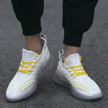 

New Listing Men Casual Shoes Spring Autumn Breathable Trainers Shoes Slip On Lace Up Sneakers Men Zapatos Brand Male Shoes