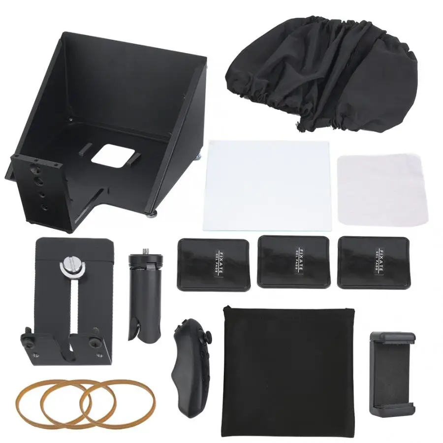 YS-ZX5 5 inch Portable Smartphone Teleprompter for DSLR Camera Wireless Control audio profesiona