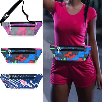 

Fashion Women Camouflage Waterproof Sport Oxford Cloth Waist Belt Bag Running Jogging Outdoor Pocket Fanny Pack Bum GYM Bag