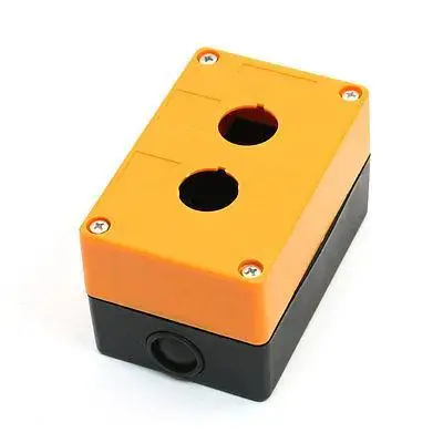 

Orange Plastic 2 Switch Control Station Shell for 22mm Dia Button