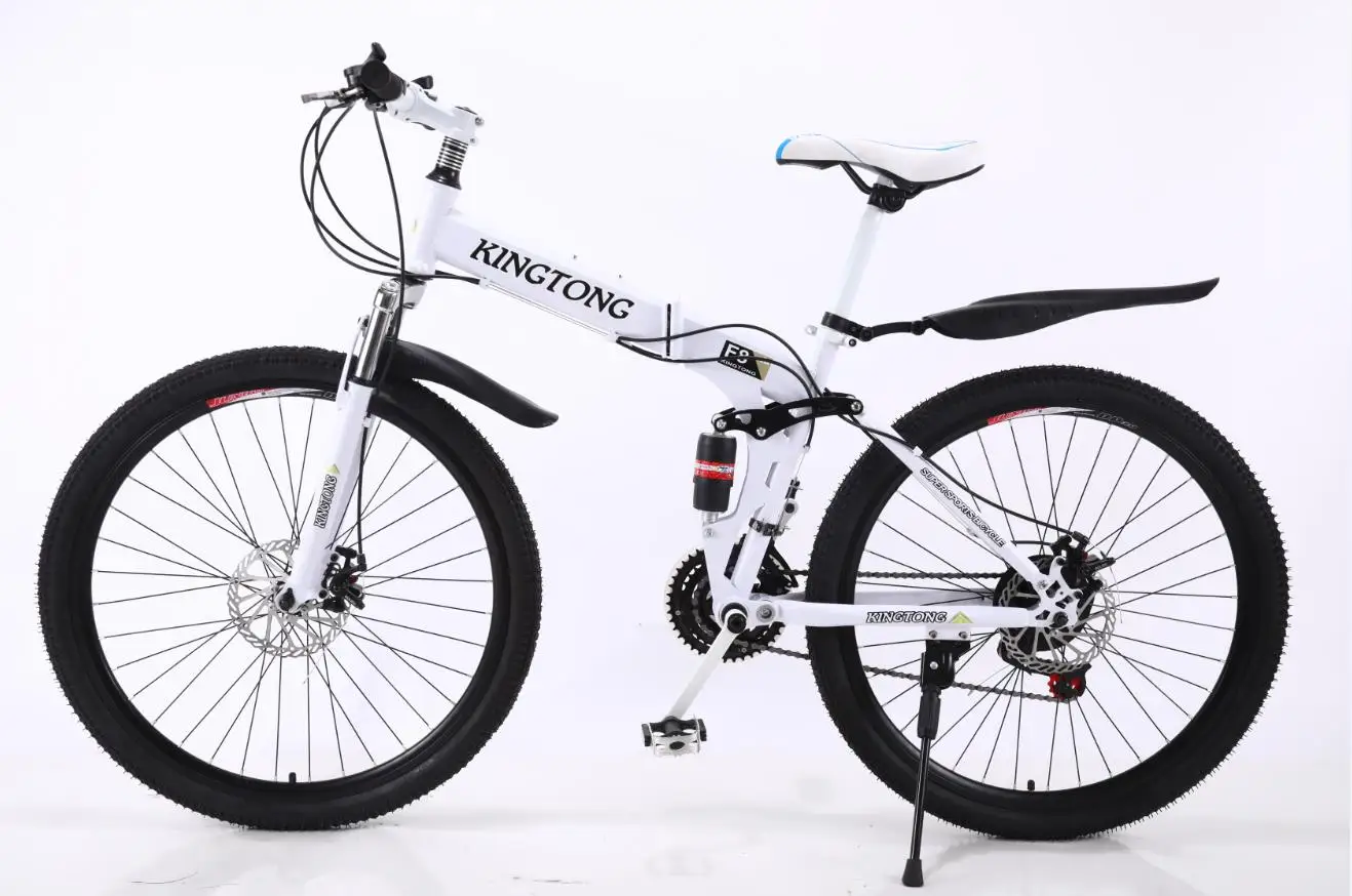 KINGTONG Double disc brake 21/24/27 Speed Mountain Bike 24/26inch Fat Tire Bikes Shock Absorbers Bicycle Free Delivery Snow Bike