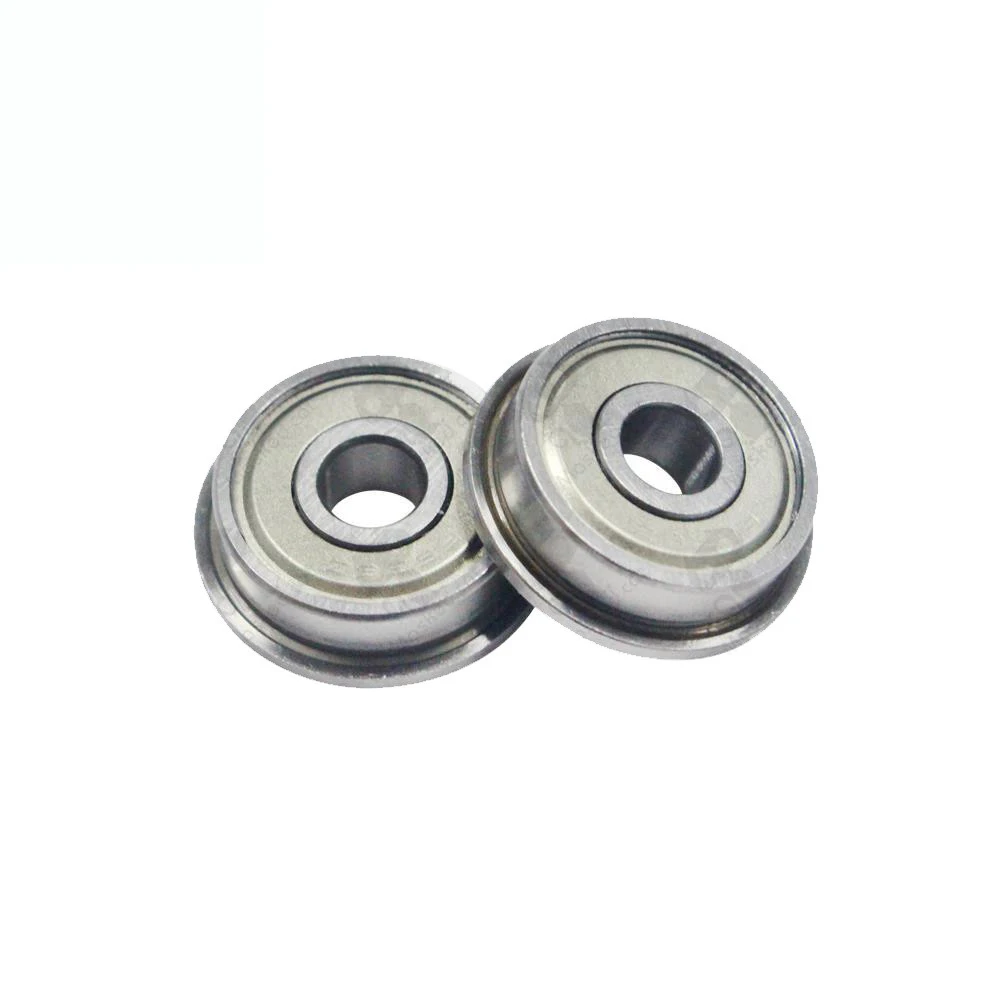 Flange Ball Bearings 10 Pieces Flange Bushing Ball Bearings F604ZZ F623ZZ F624ZZ F625ZZ F626ZZ F608ZZ F688ZZ For 3D Printers Parts Deep Groove Pulley Wheel Aluminium Part Size : F688ZZ 8x16x5 