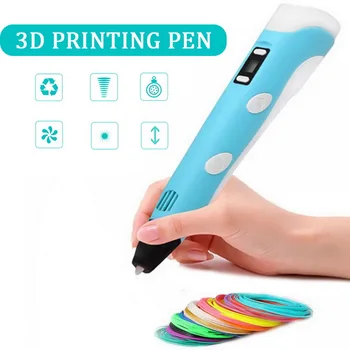 

3D pen original DIY 3D printing pen with 100M ABS/PL filament creative drawing gift toy for kids