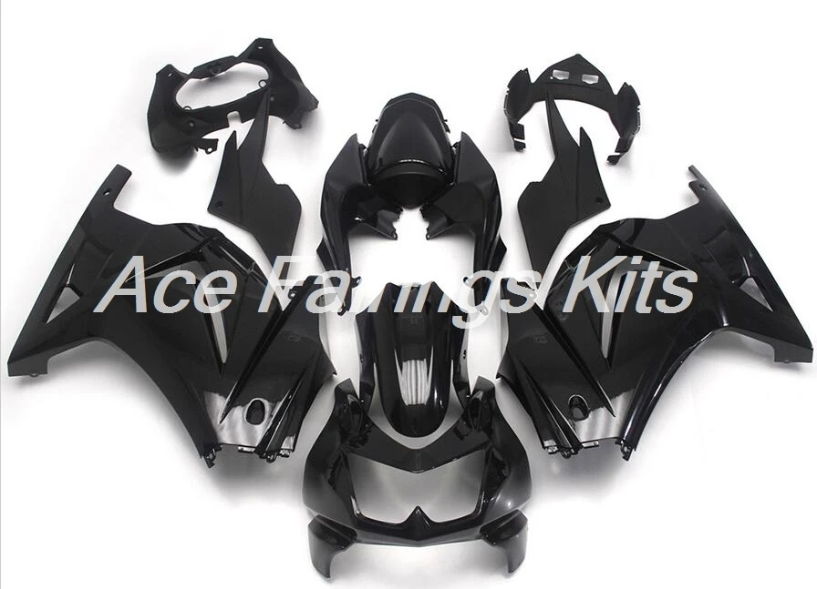 ABS обтекатель комплект подходит для Kawasaki Ninja 250 EX250 ZXR250 2008- 08 09 10 11 12 13 14 Обтекатели набор цвет черный все