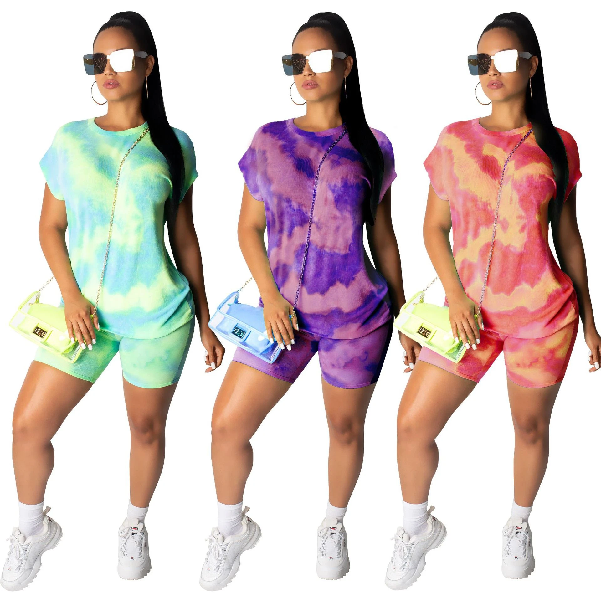 Tie dye two piece sweatsuit Clearance
