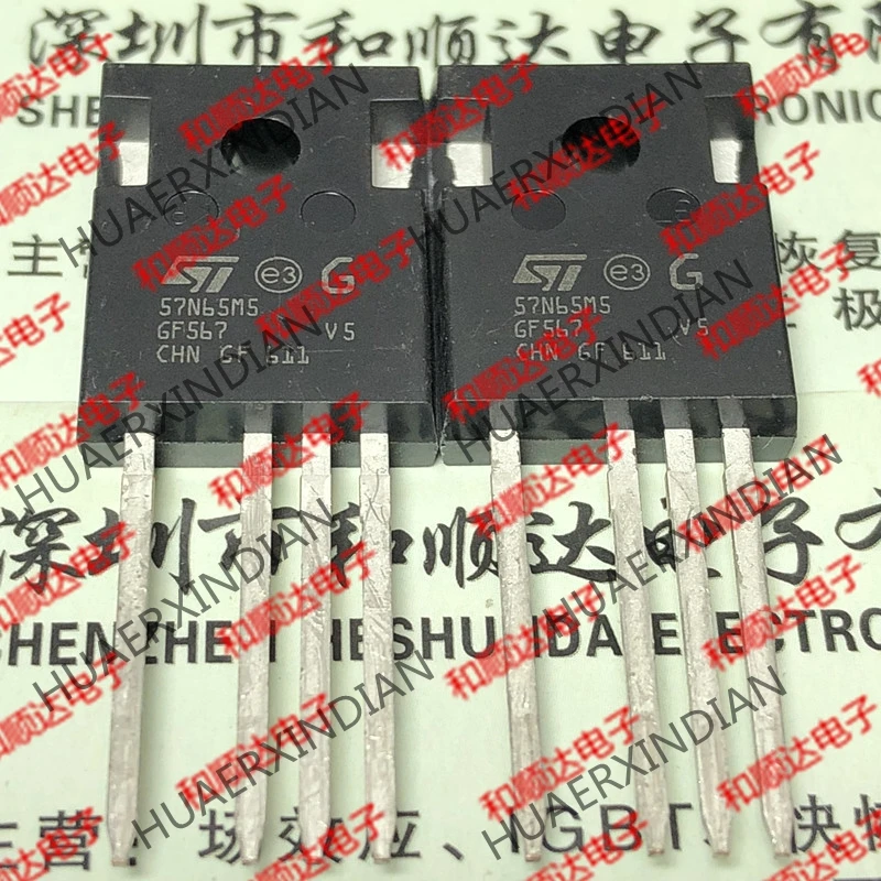 

10PCS/LOT New and original 57N65M5 STW57N65M5 TO-247-4