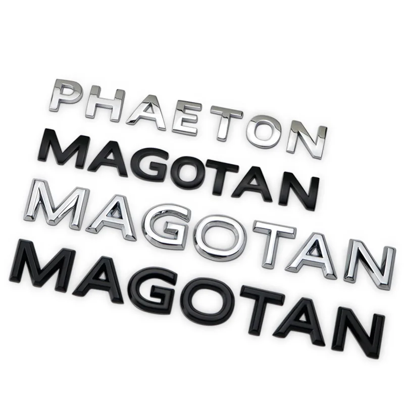 Подходит для Volkswagen Phaeton Автомобильный логотип Magotan magotan Phaeton с надписями, стандартные наклейки для автомобиля, наклейки на бампер