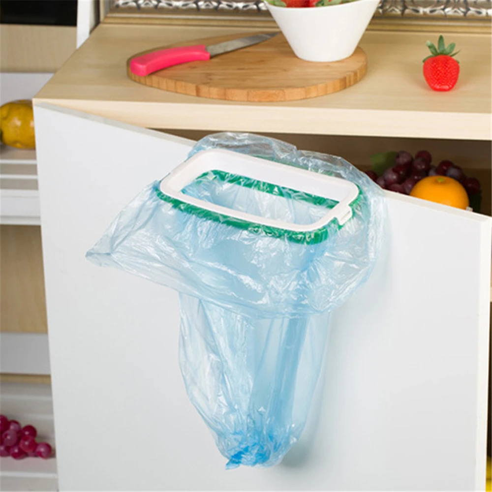 Super Deal garbage bag holder Hanging Kitchen Cupboard Cabinet Tailgate Stand Storage Garbage Bags Rack Rubbish Bag | Дом и сад