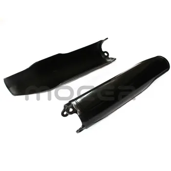

Motorcycle Plactic Front Fork Protectors White Guards For Honda CRF250R CRF450R 2004-2014 CR125R CR250R 2004-2007