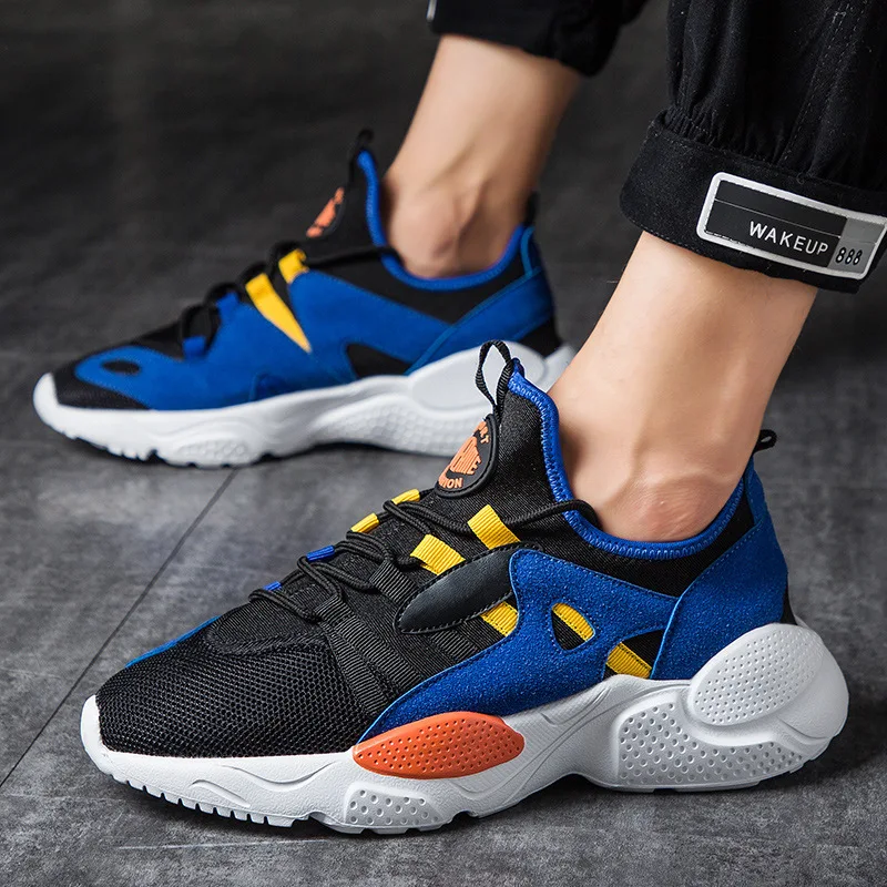

Four Seasons Trendy Shoes MEN'S SHOES New Style 2019 Dad Shoes Breathable Mesh Athletic Shoes Thick Bottomed Extra High Casual S