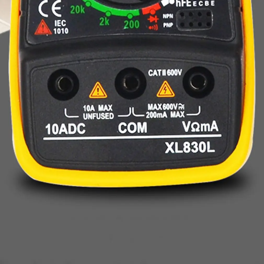 Digitális Multiméter Xl830L Hordozható Nagy Pontosságú Digitális Kijelző Univerzális Szíjalapú