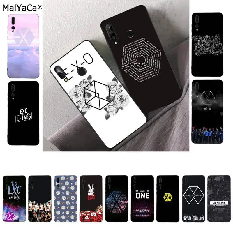 MaiYaCa EXO Logo пользовательский фото мягкий чехол для телефона Huawei P9 10 lite P20 pro P30 Psmart mate