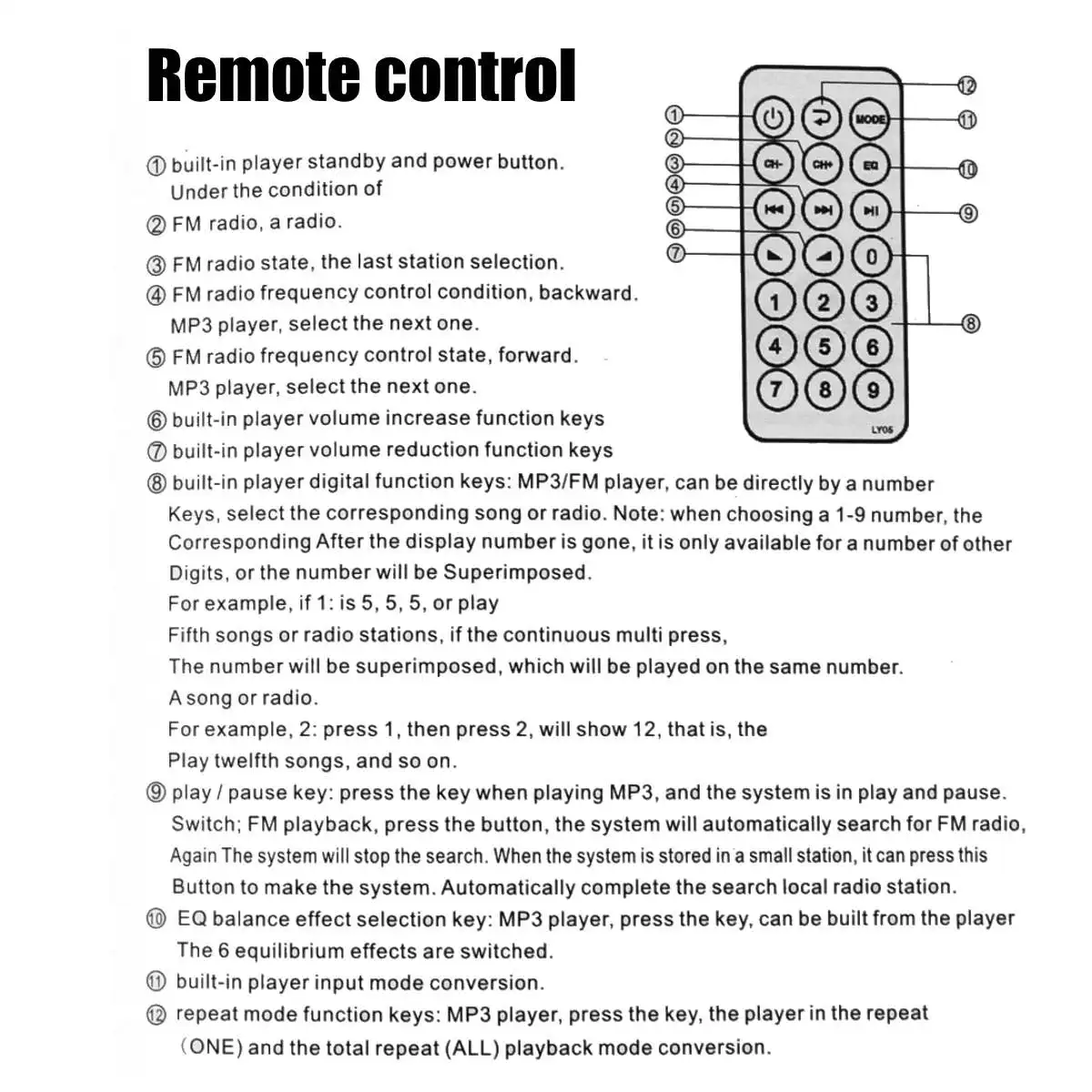 2000W Home Theater Amplifier AC 220V BlueTooth Home Power Amplifier Audio Stereo Support FM USB SD With Remote Control