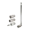 F Type Telescopic Aerial Antenna 75 Ohm with TV / 3.5 Adapter Wave Radio FM ► Photo 2/6