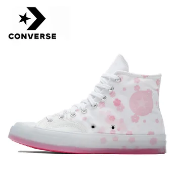 

Authentic Converse Chuck 1970s Lightweight High shoes man and women classic sneakers Casual Fashion White Pink Flat Canvas Shoes