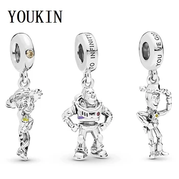 

Fit Original Pandora Bracelet Cartoon Toy Story Jessie Woody Pendant Buzz Lightyear Charms Beads for Women Jewelry DIY Pulseiras