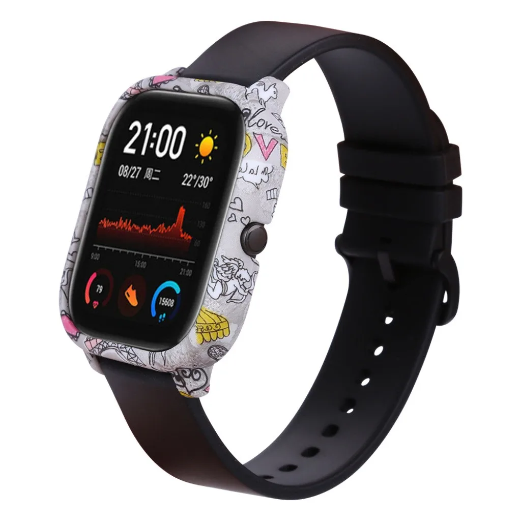 Окрашенный чехол из поликарбоната для Xiaomi Huami Amazfit GTS протектор для часов чехол замена защитная крышка оболочка Спорт Смарт Wacth 19Nov