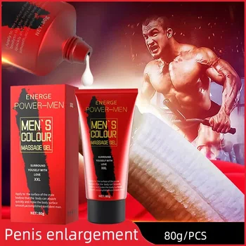 80ml Big Penis Enlargement Cream Gel Increase Dick Size Male Cock Delay Erection Cream Health Care Cream for Adult External Use 2