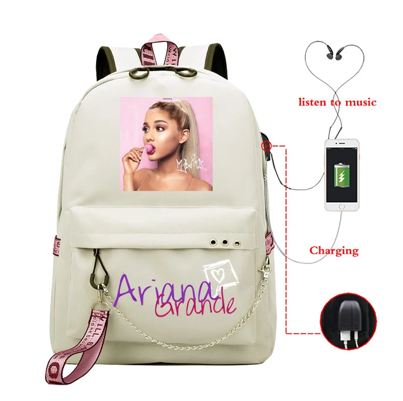 Ariana Grande Backpack School Bags 1