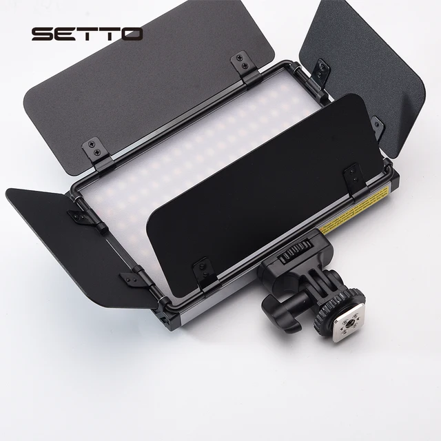 SETTO 스튜디오 유튜브용 밝기 조절 LED 비디오 라이트