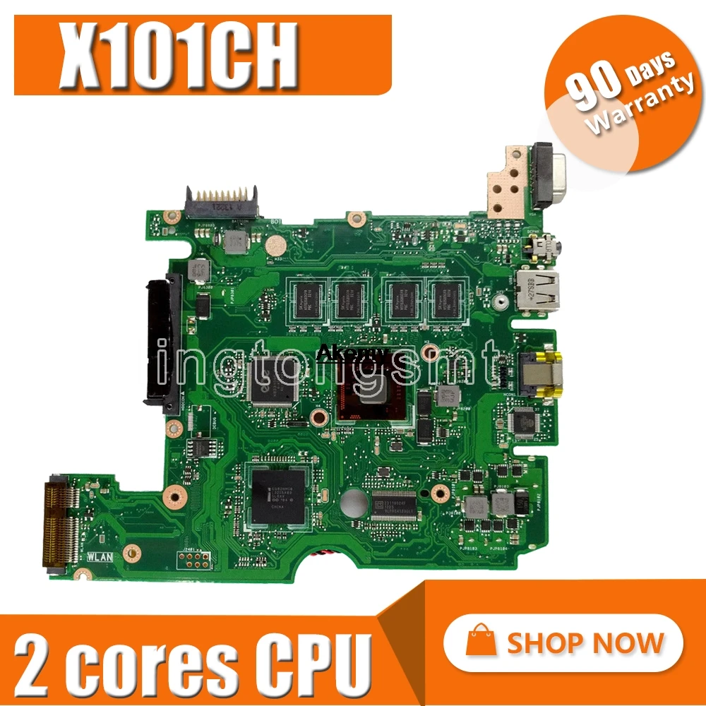 Akemy для ASUS X101C X101CH X101CH материнская плата для ноутбука 2 ядра cpu REV2.3/2,0 протестированная Mianboard