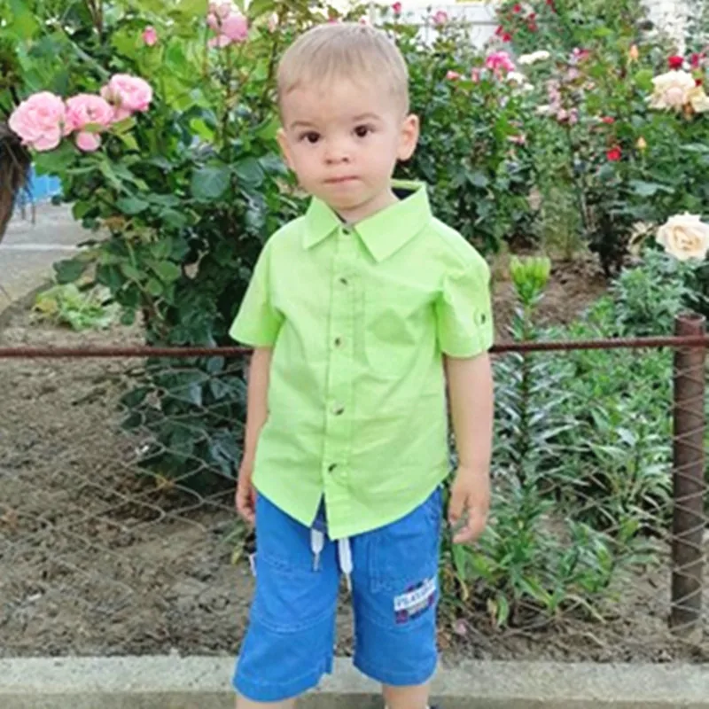 Baby boy clothes Summer 2024 New Boys ShortSleeve Classic Lapel Children Shirts Tops with Pocket Baby Boy Casual Shirt Kids 6