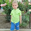 Baby boy clothes Summer 2024 New Boys ShortSleeve Classic Lapel Children Shirts Tops with Pocket Baby Boy Casual Shirt Kids 6