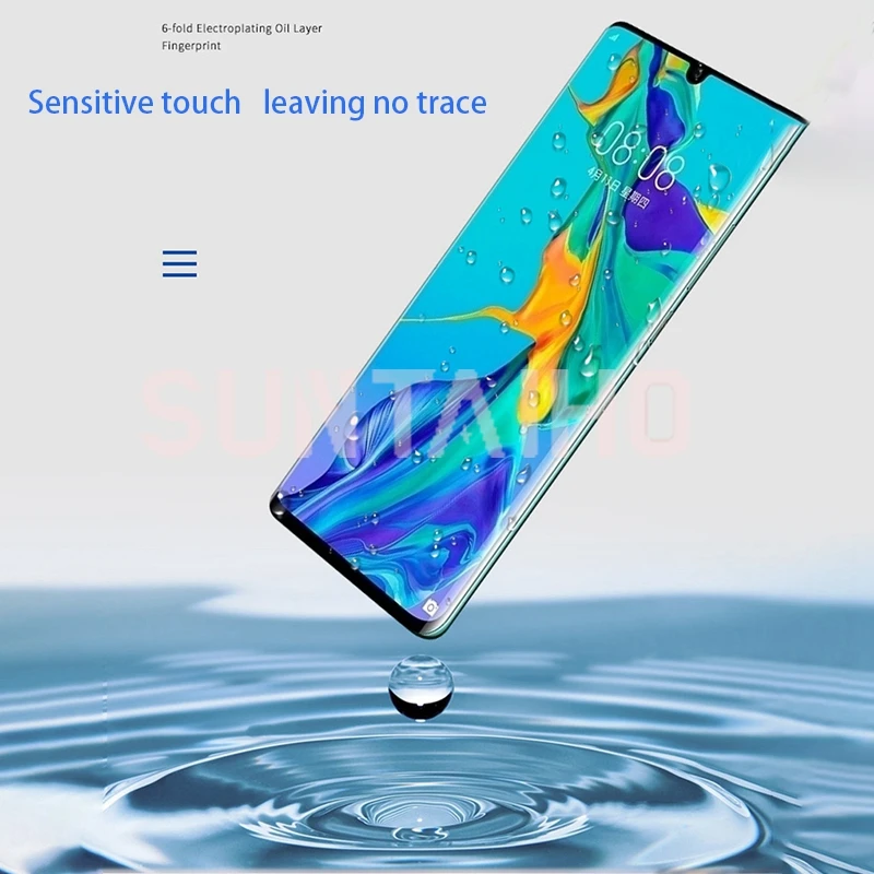 Прозрачное полностью изогнутое УФ жидкое закаленное стекло для Huawei Mate 30 Pro 20