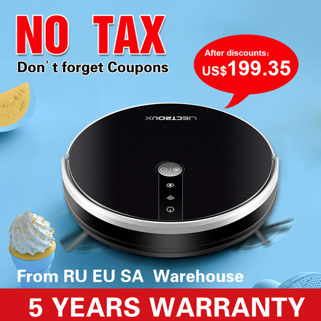 2021 Latest LIECTROUX Robot Vacuum Cleaner C30B, 5000Pa Suction,2D Map