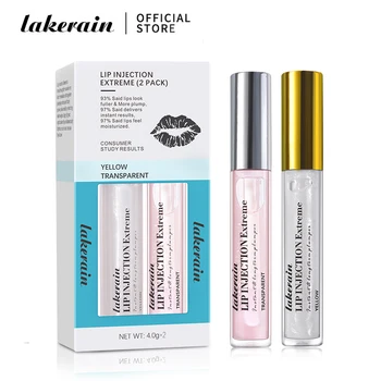 

Lakerain Lip Care Serum Lip Plumper Gloss Increase Lip Elasticity Reduce Fine Lines Moisturizing Clear Lip Gloss Oil Sexy Plump