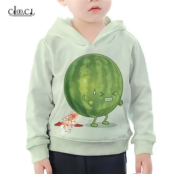 

Cute Cartoon Fruits Children 3D Printed Hoodie Clothes Watermelon Oranges Girls Boy Hoodies Casual Sweatshirt Fashion Streetwear