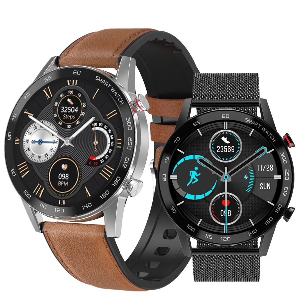 Business Men Smart Watch DT95 1.3&quot 360*360 Display Bluetooth Call ECG Heart Rate IP68 Waterproof Smartwatch For IOS Android |