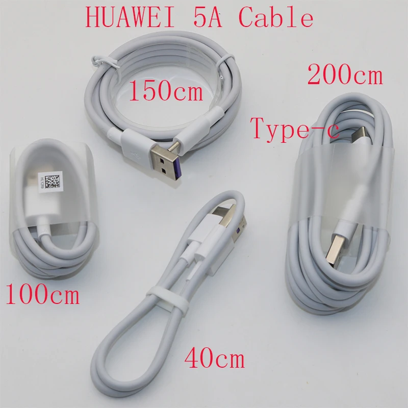 Оригинальный зарядный кабель Huawei 5A 3 1 USB Type C для huawei MATE 9 10 20 Pro P9 P10 P20 Honor v10 Note |